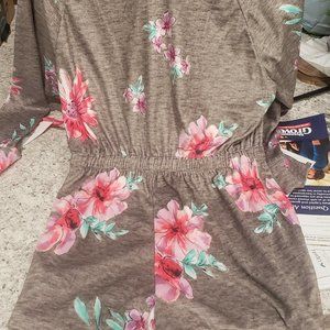 Justice gray girl romper